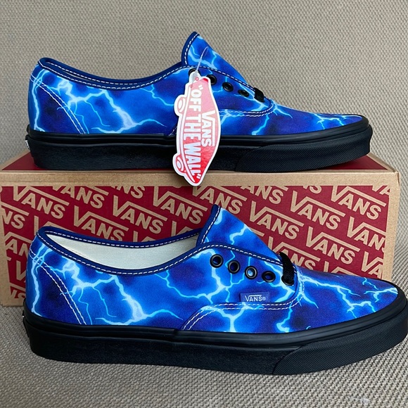 Vans Authentic Lightning Black / Blue MEN`S - Picture 2 of 16